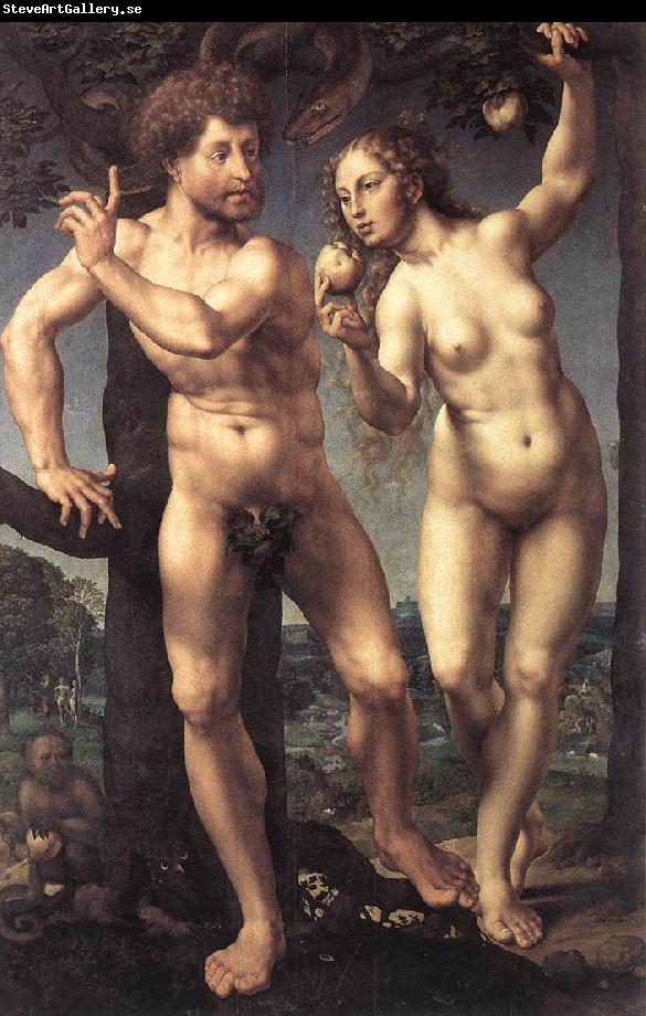 GOSSAERT, Jan (Mabuse) Adam and Eve safg